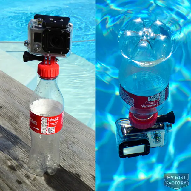 Gopro Camera Bottle Cap Buoyancy Adapter — modelo 3D