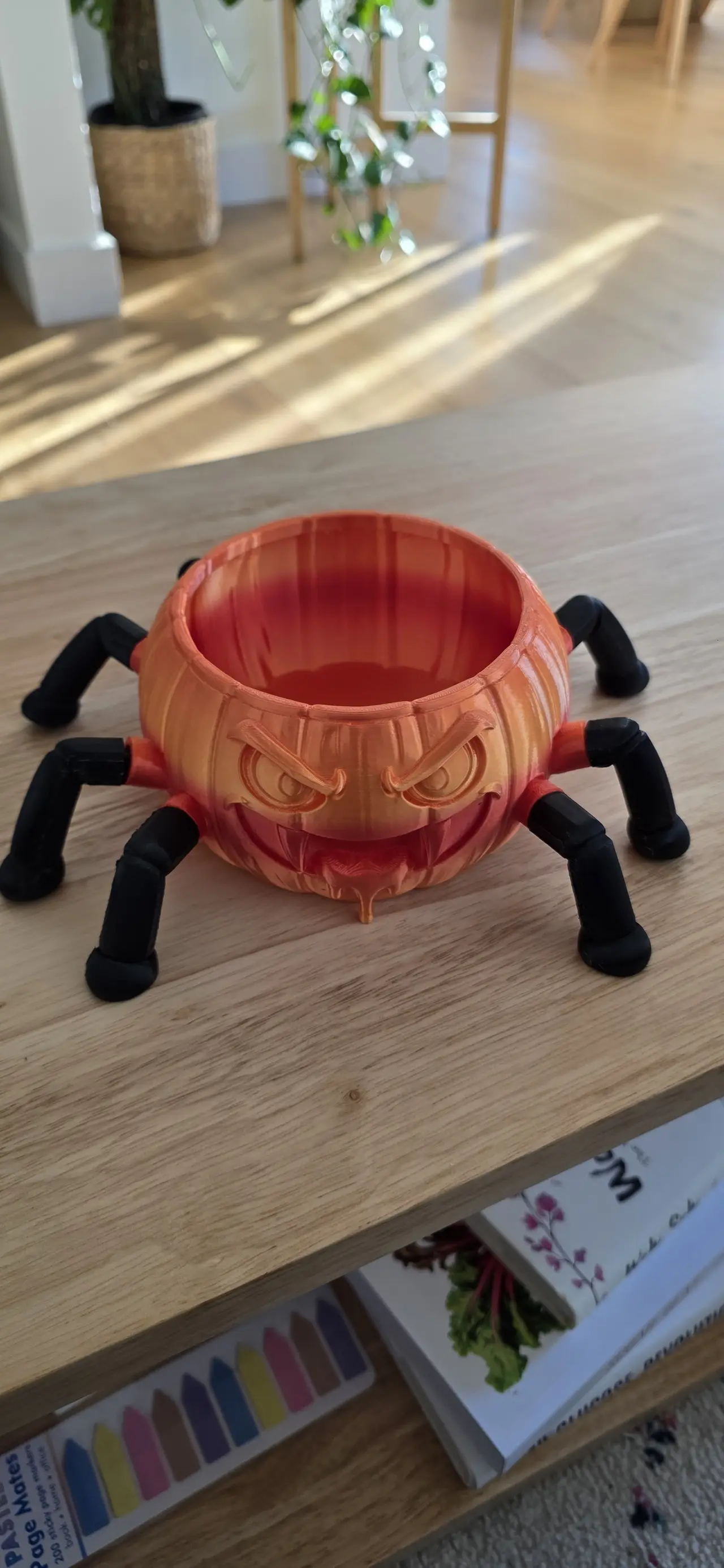 Vampire Spider Pumpkin Candy Bowl — modelo 3D