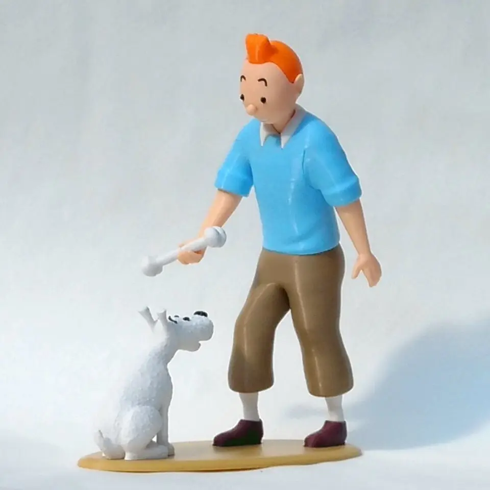 Tintin and Snowy — modelo 3D