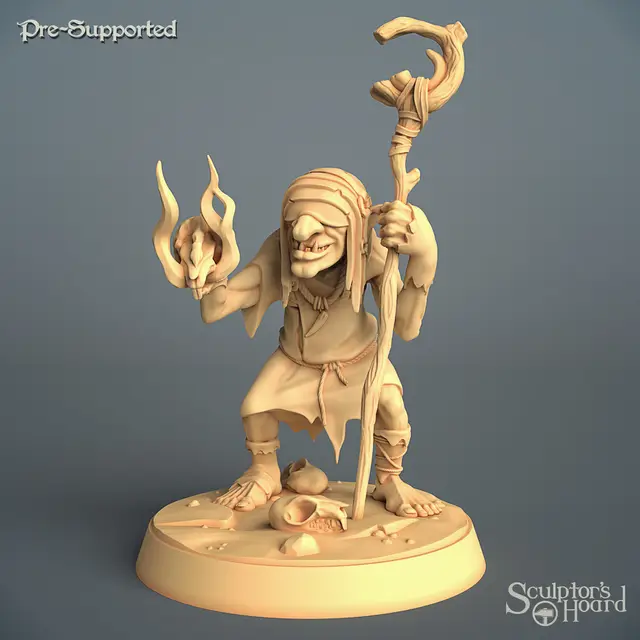 Goblin Shaman — modelo 3D