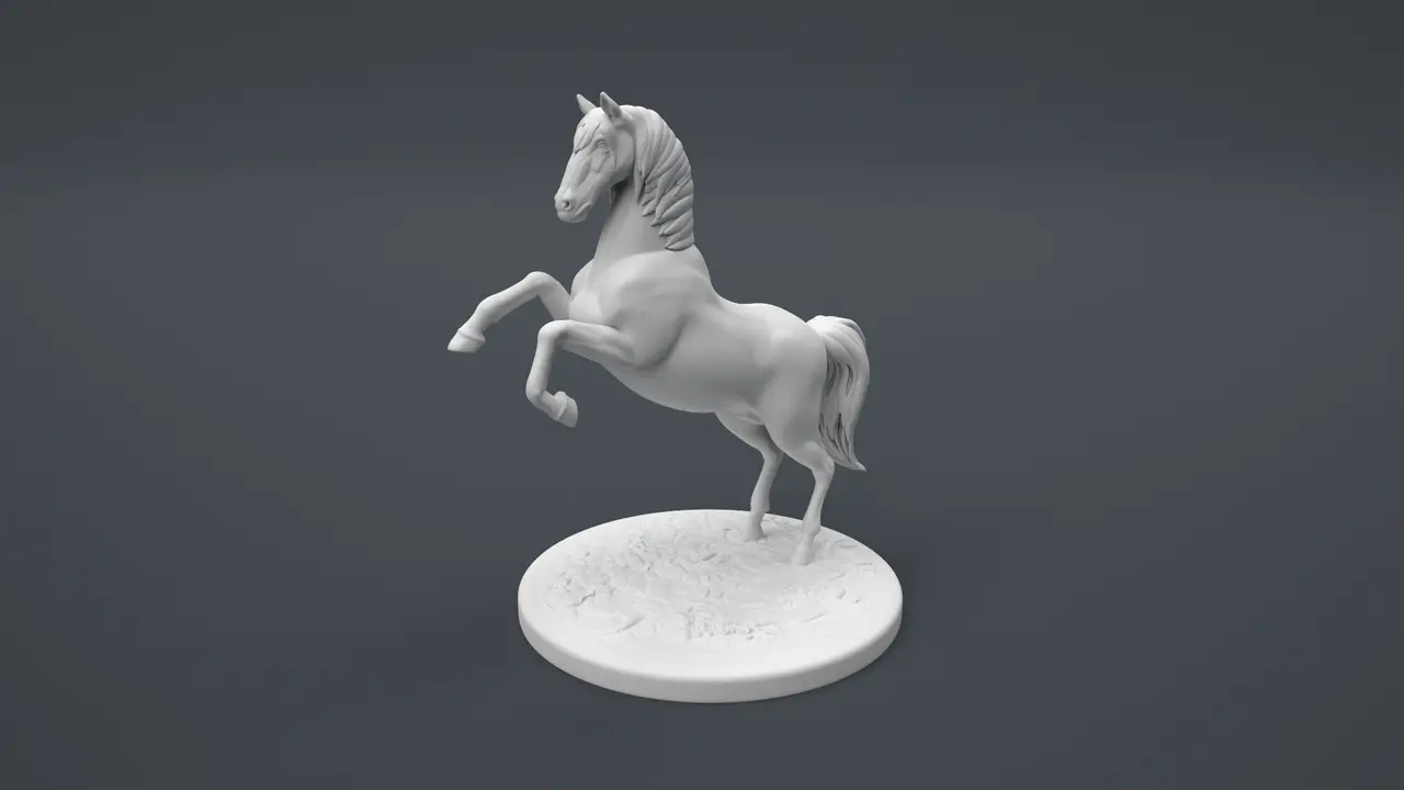 Horse Standing Pose — modelo 3D