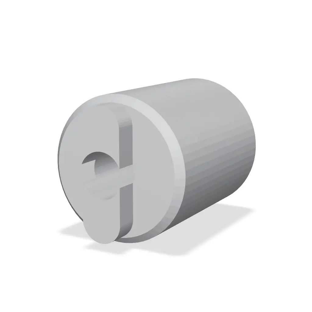 SKÅDIS wall spacers and caps (20 mm stand-off) — modelo 3D
