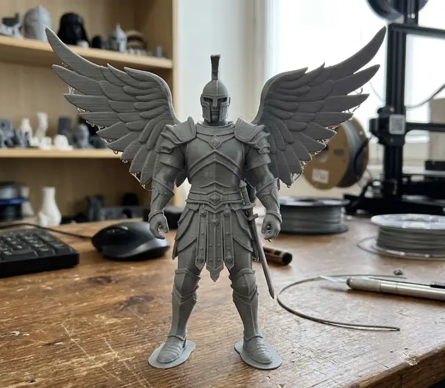 warrior angel — modelo 3D