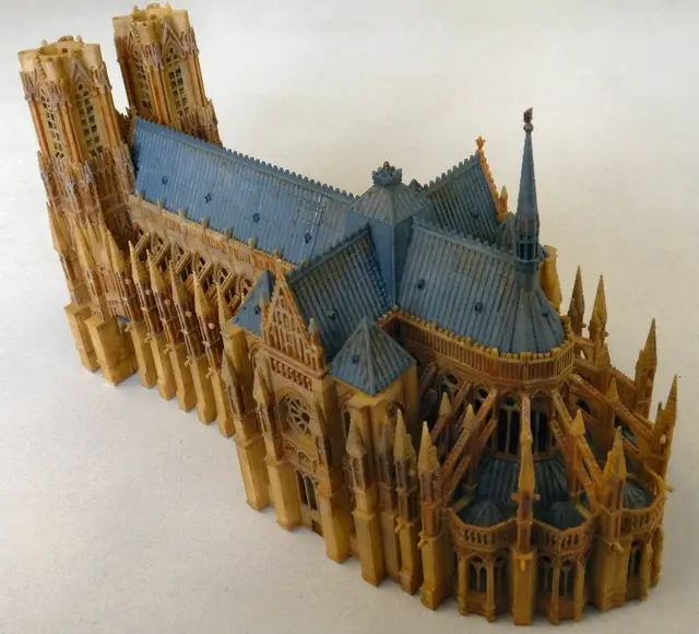 Reims Cathedral Kitset — modelo 3D