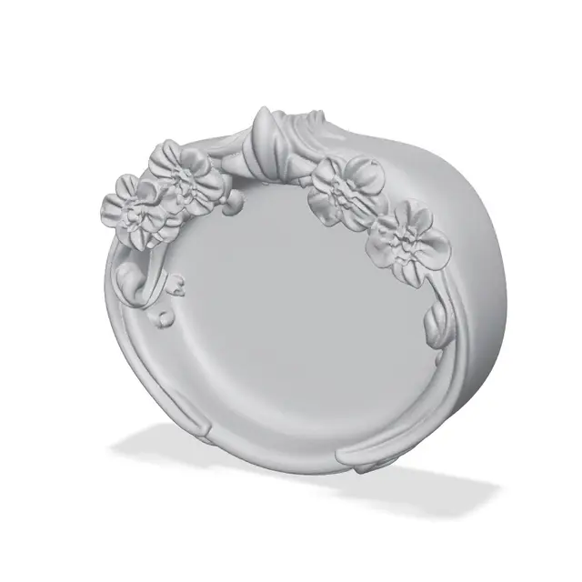 Vintage Baroque Trinket Dish STL — modelo 3D