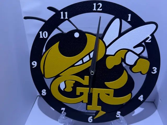 Georgia Tech Custom sports clock — modelo 3D