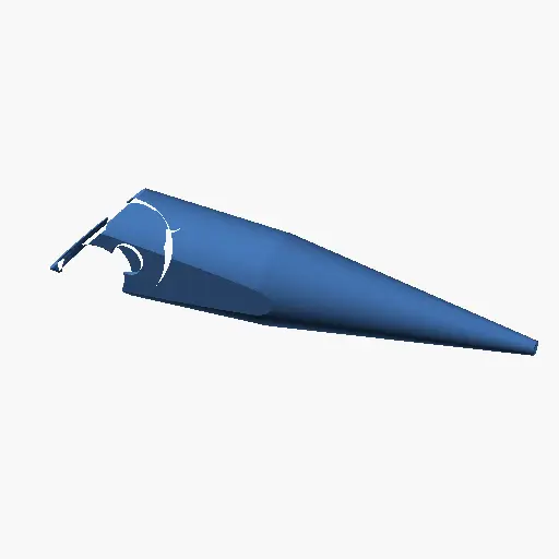 King Salmon Cut-Plug Lure (5") — modelo 3D