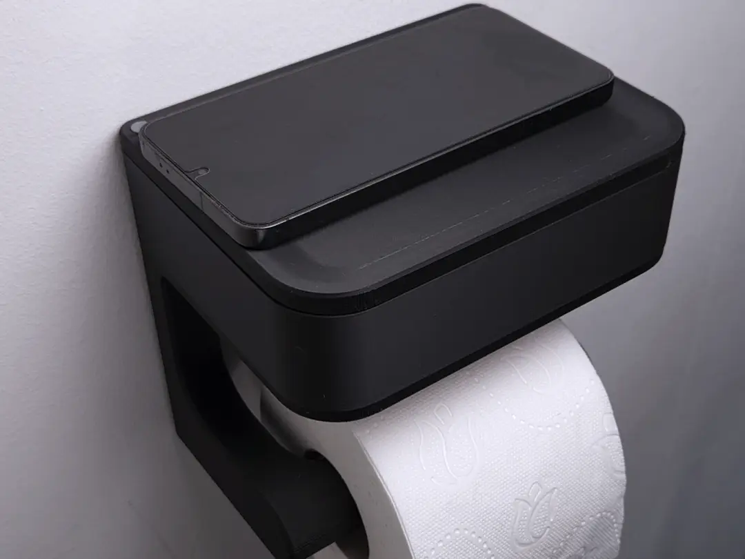 Compartment Toilet Paper Holder — modelo 3D