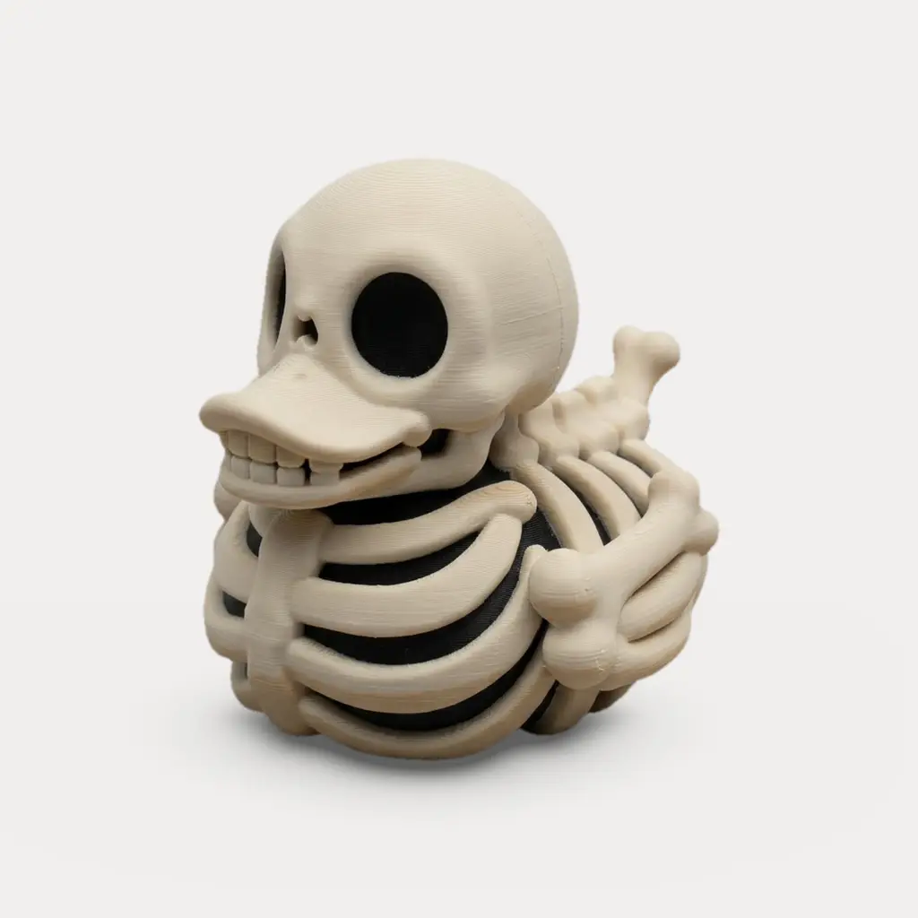Bonehead Rubber Duck - Horror Figurine — modelo 3D