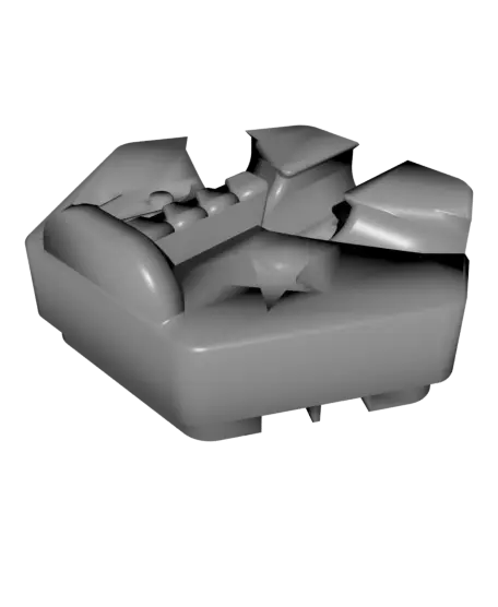 Hextraction Launcher Tile (NOT FOR KIDS!) — modelo 3D