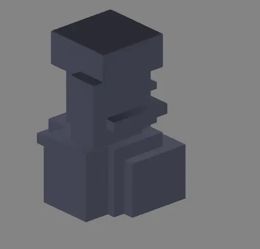 brutalist/dystopian building — modelo 3D
