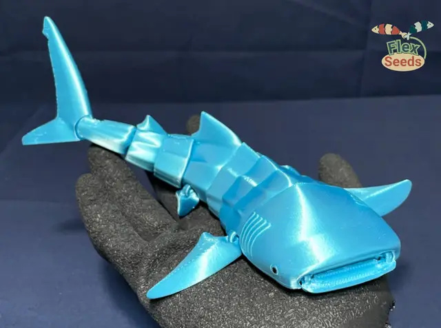 Flexi Whale Shark(Print-in-place) — modelo 3D