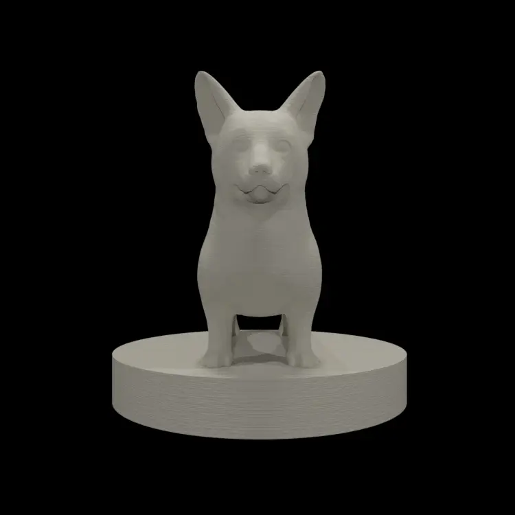 Corgi miniature — modelo 3D