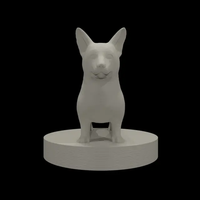 Corgi miniature — modelo 3D