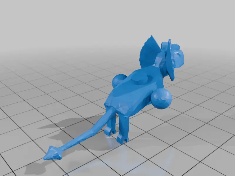 lego custom dimorphodon parts — modelo 3D