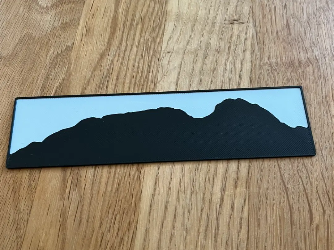 Tatras Mountain View Bookmark – Giewont Poland — modelo 3D
