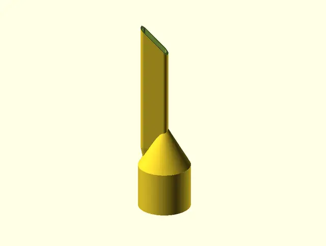 Customizable Vacuum Tool with Offset — modelo 3D