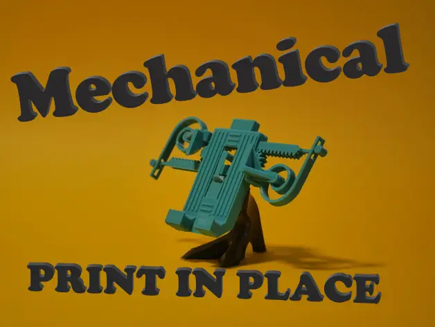 Phone Holder/Stand-Print-In-Place- For Space? — modelo 3D