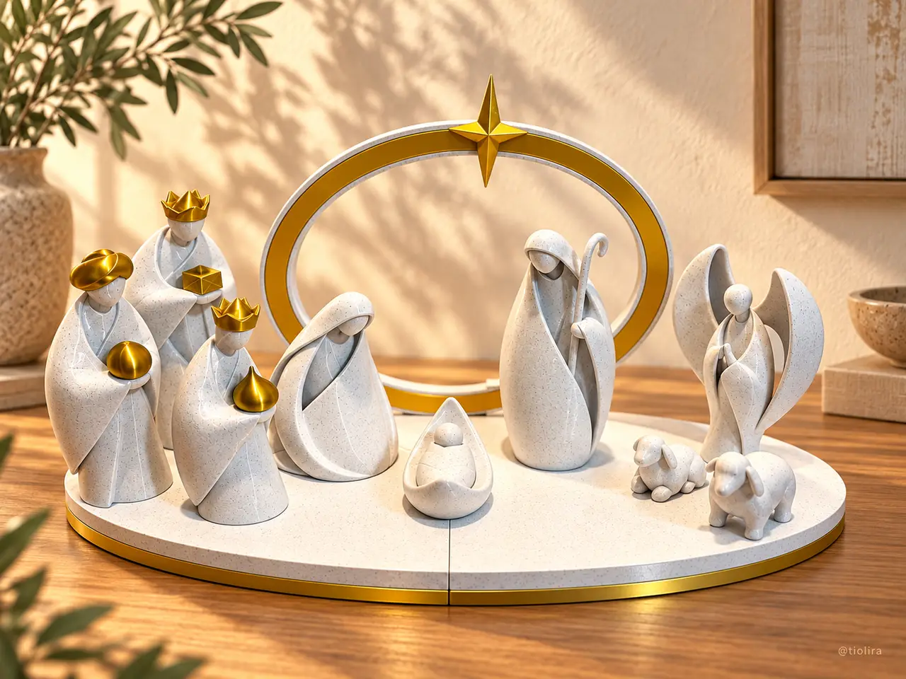 Presépio de Natal Tiolira v2 — modelo 3D