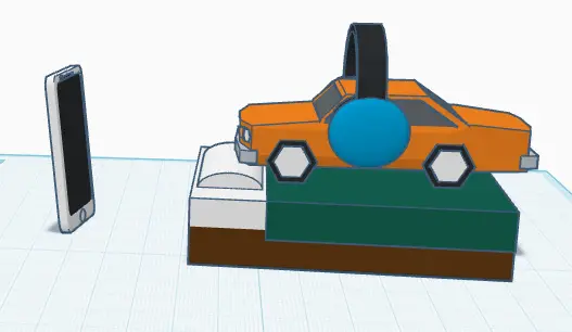 mietek w aucie — modelo 3D