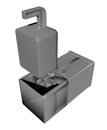 Food Dispenser | Storage Container | Iris Mechanism — modelo 3D