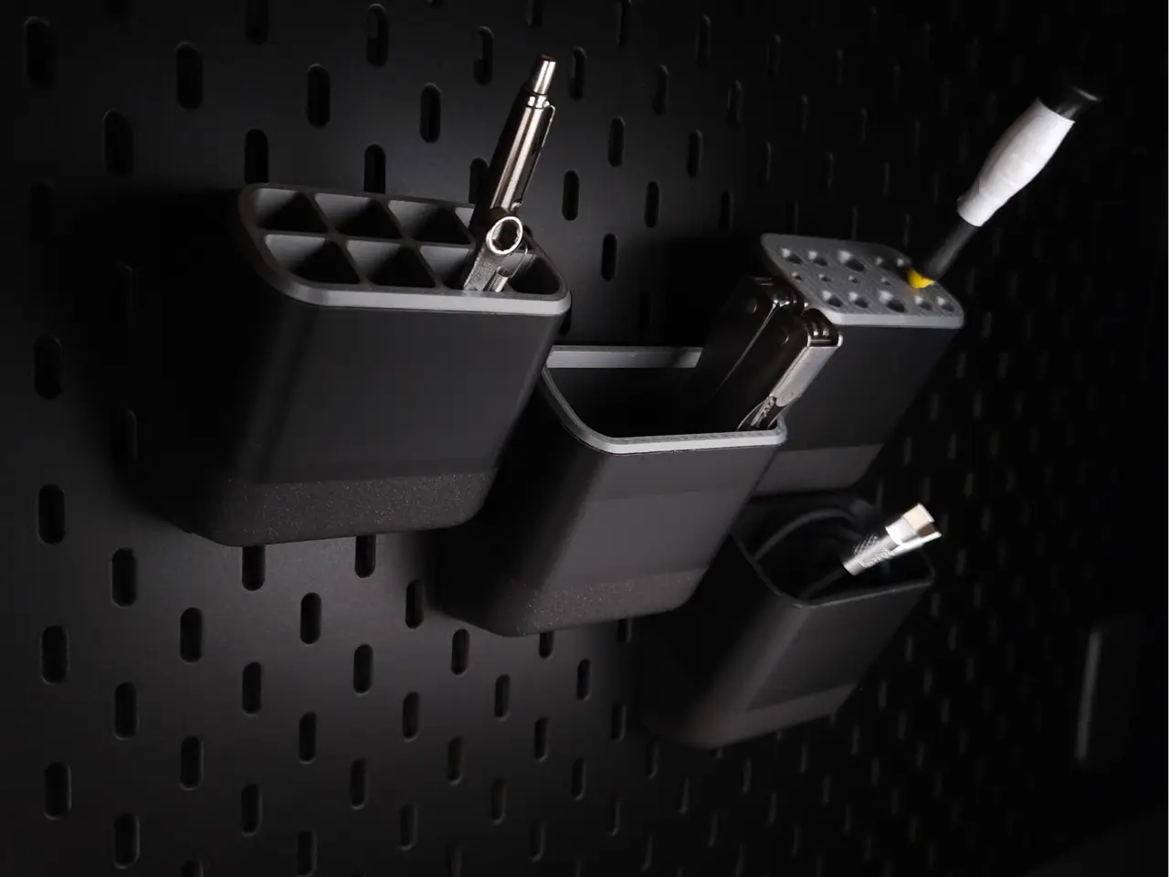 Skadis Pockets / Bins / Tool holder — modelo 3D