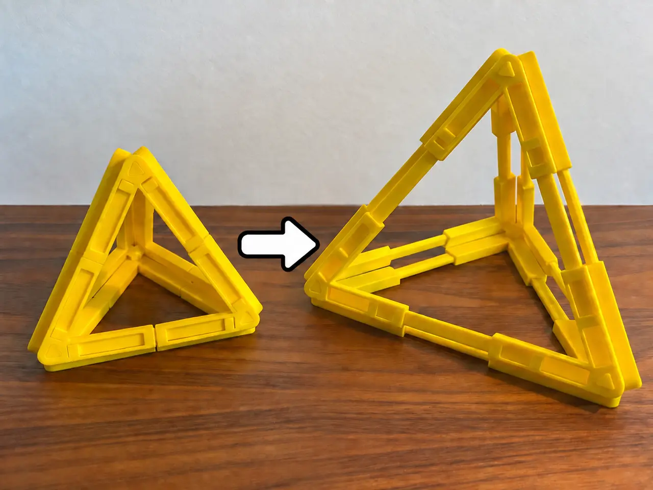 Expanding Tetrahedron Fidget — modelo 3D