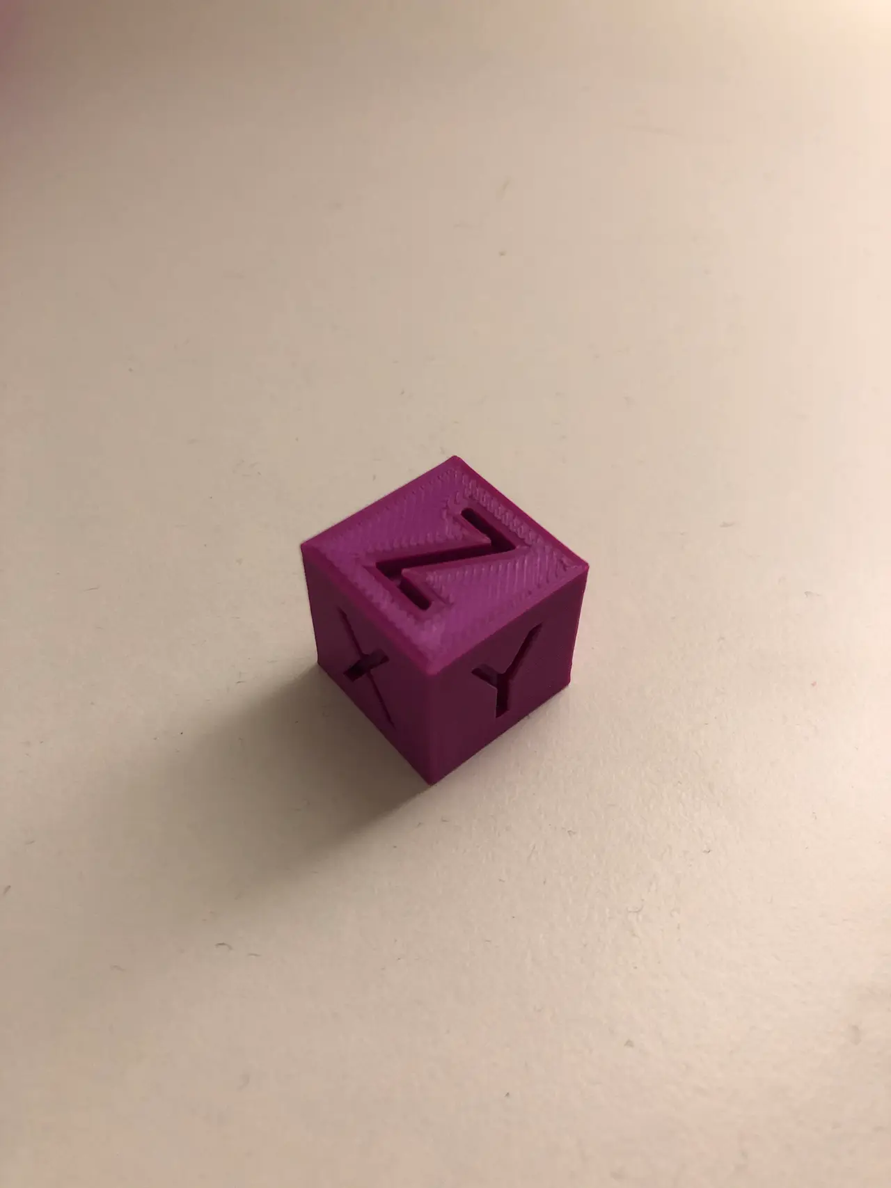 XYZ-10mm Calibration Cube — modelo 3D