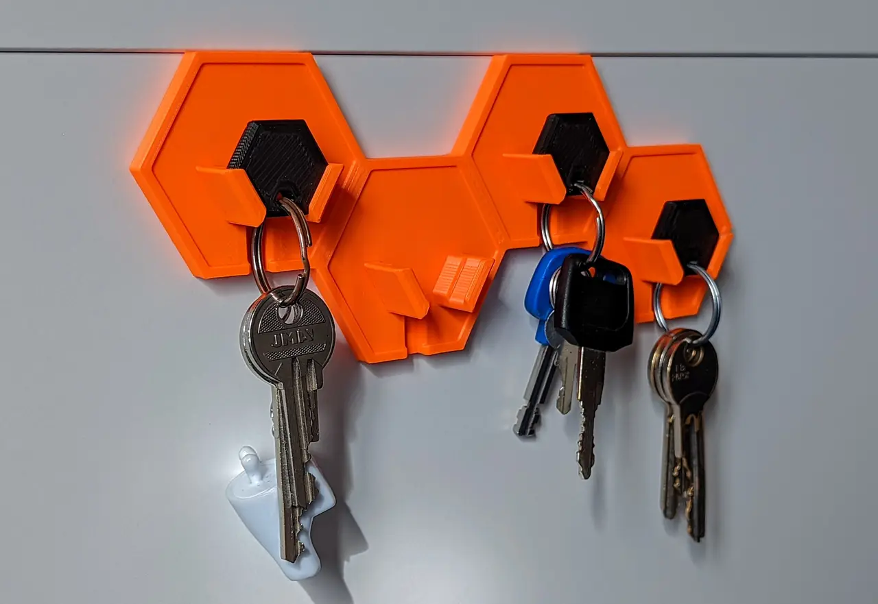 Modern Key Hanger — modelo 3D