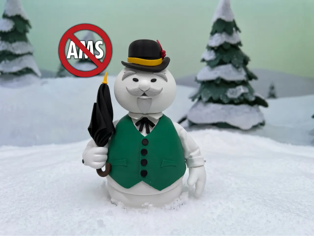 Sam the Snowman (No AMS) — modelo 3D