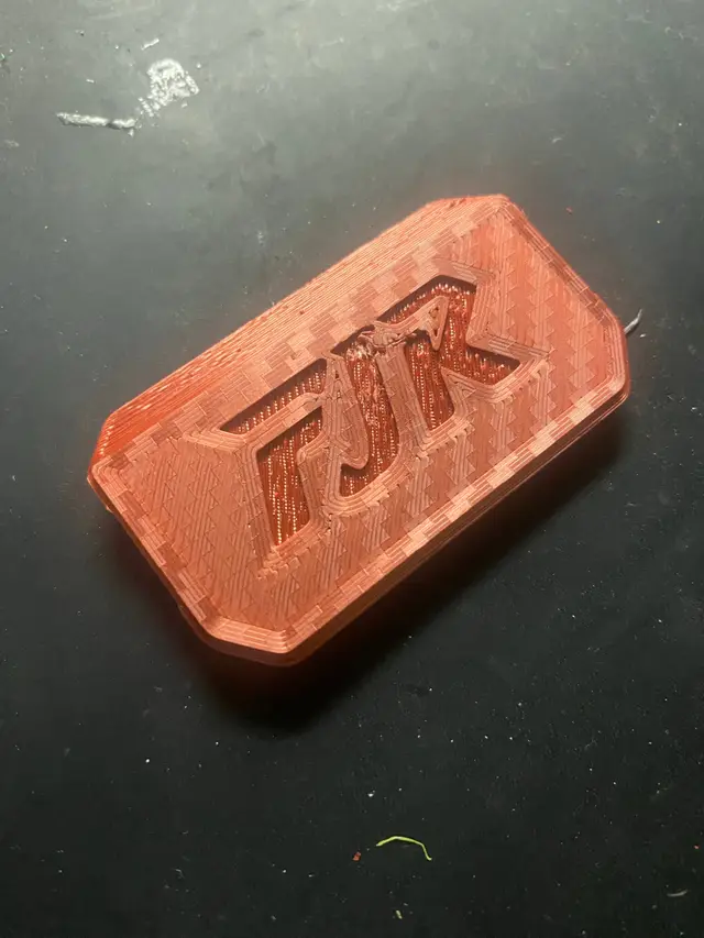 FJR Seitenkoffer Loch-Abdeckung — modelo 3D