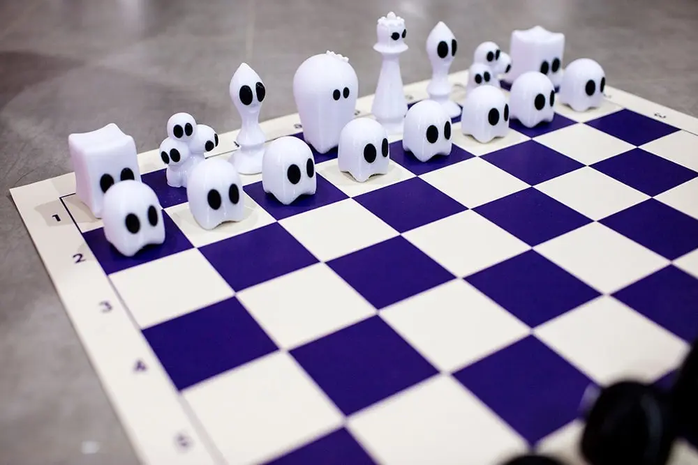 Cute Ghost Chess Set — modelo 3D