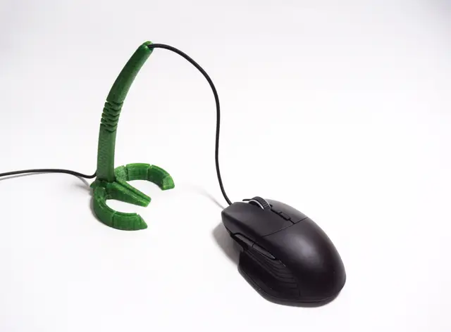Flexible Mouse Cable Holder — modelo 3D