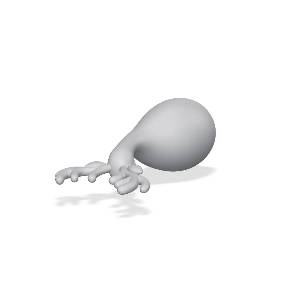 Minimalist Reindeer Figurine Set of 3 — modelo 3D