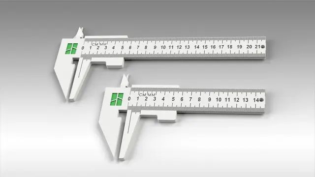 Vernier Caliper Ruler - Two Lengths — modelo 3D