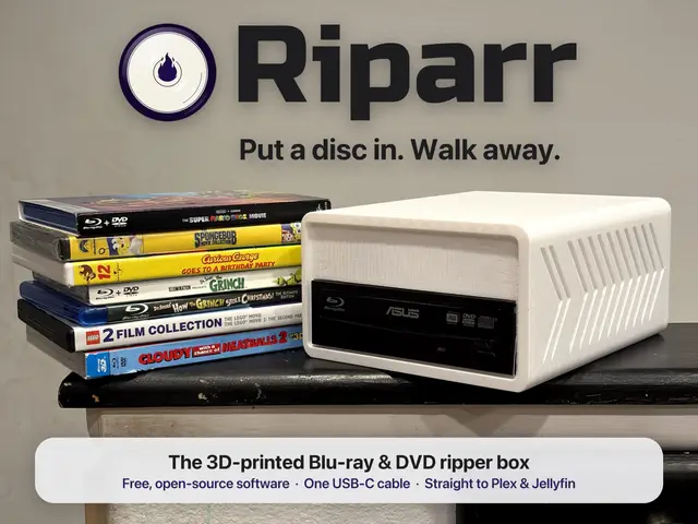 Riparr: Blu-ray & DVD Ripper Box for Plex/Jellyfin — modelo 3D
