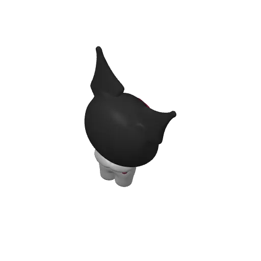Sanrio Kuromi Cute Kawaii Character Collectible — modelo 3D