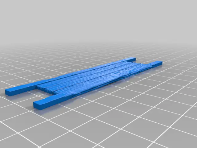 28mm Stone and Wood Fence — modelo 3D