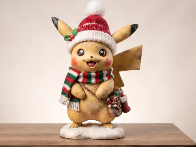 Christmas Pikachu — modelo 3D
