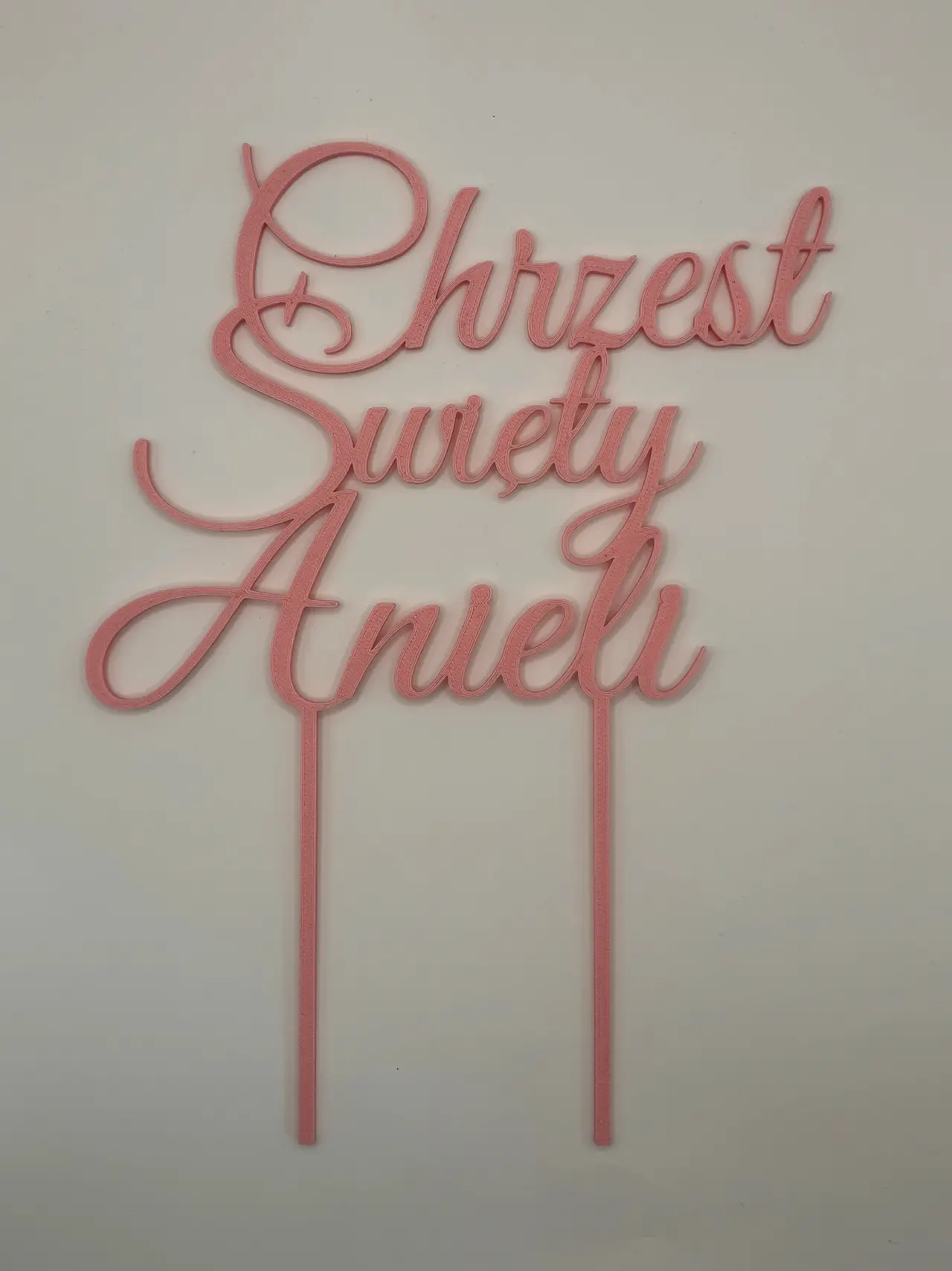 Topper - Chrzest Święty Anieli — modelo 3D