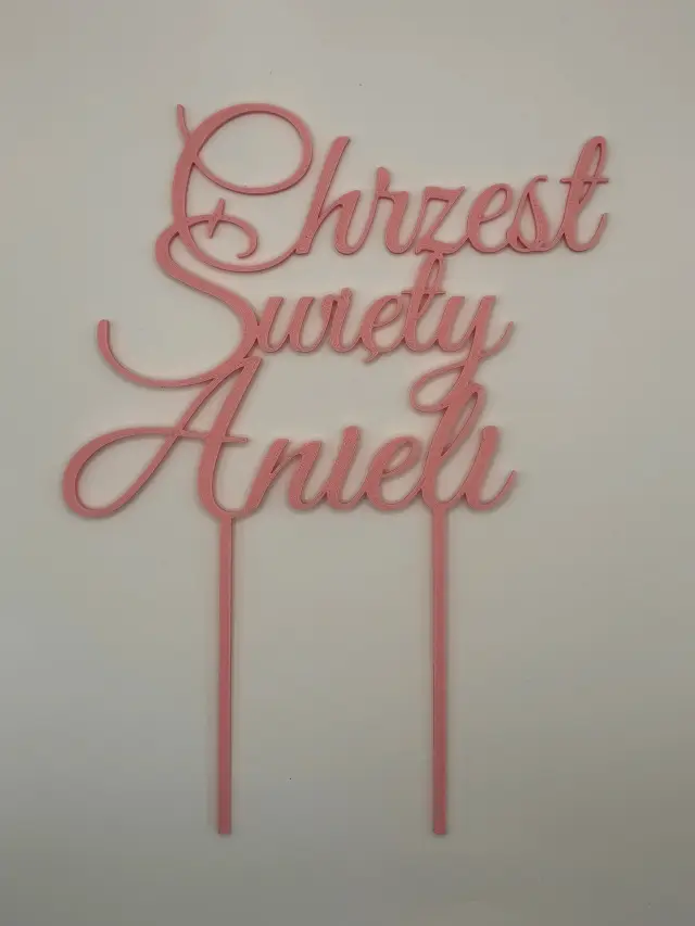 Topper - Chrzest Święty Anieli — modelo 3D