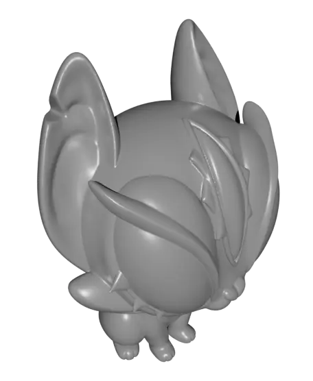 Chibi Blinking Cat - With Free Dragon - 5e DnD Inspired for RPG and Wargamers — modelo 3D