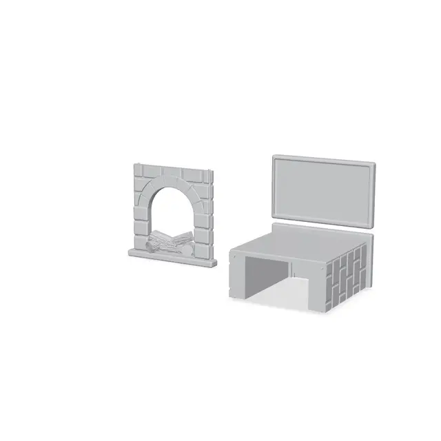 LAST LOG - Fireplace Tea Organizer — modelo 3D