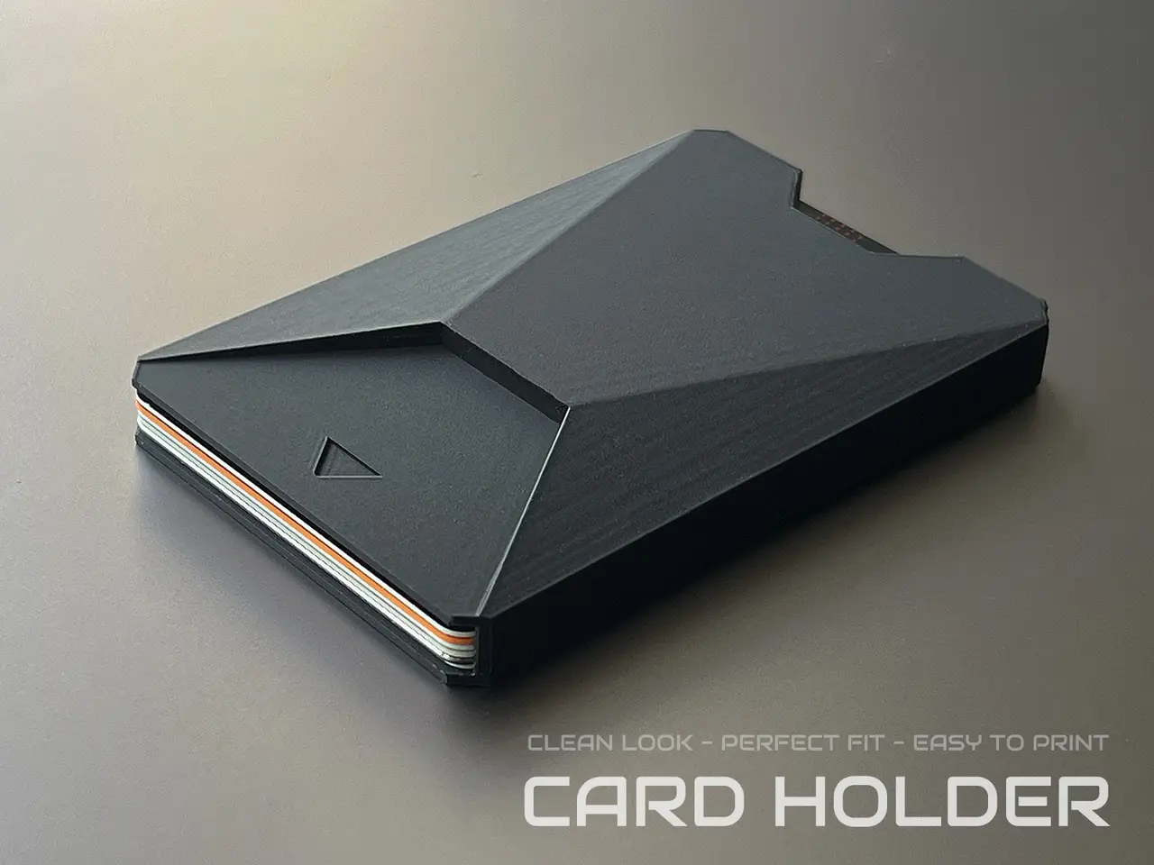 Cyber Slim wallet / Card holde / Gift / Present — modelo 3D
