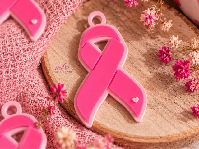 Anhänger Pink October Awareness Ribbon — modelo 3D