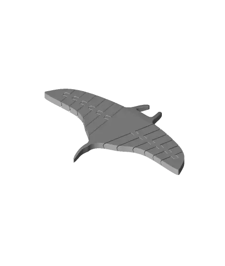Flexi Articulated Manta Ray — modelo 3D