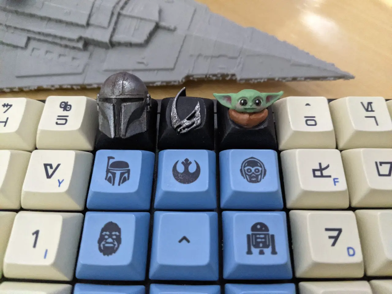 The Mandalorian Keycap — modelo 3D