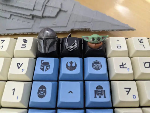The Mandalorian Keycap — modelo 3D