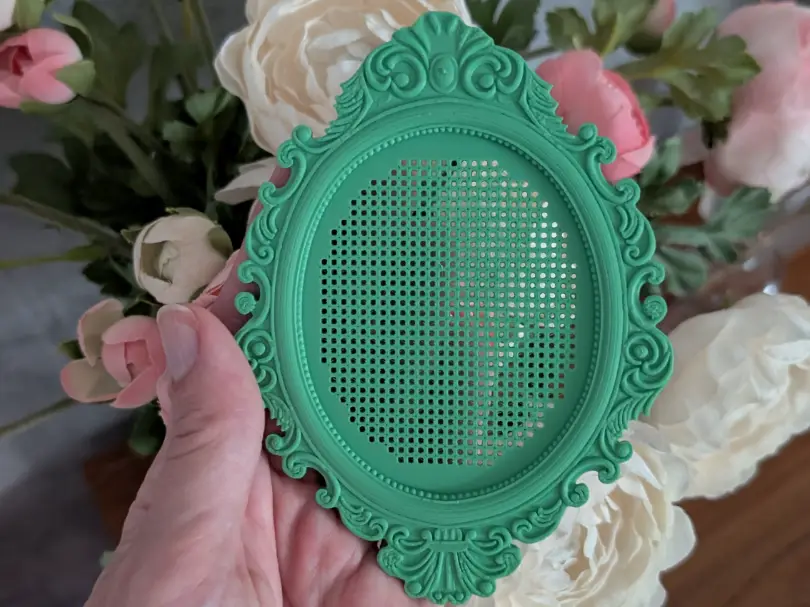 Oval Baroque Cross Stitch Frame No Supports — modelo 3D
