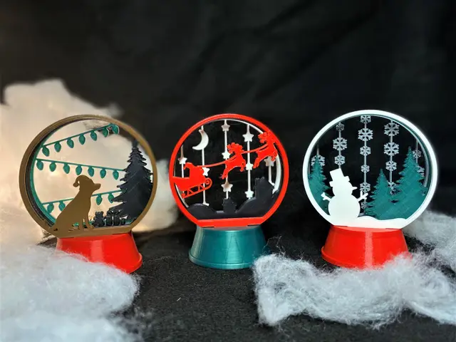 Customizable Snow Globe — modelo 3D